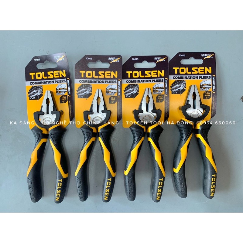 Kìm điện đa năng công nghiệp tolsen 10015/ 10016 / 10017