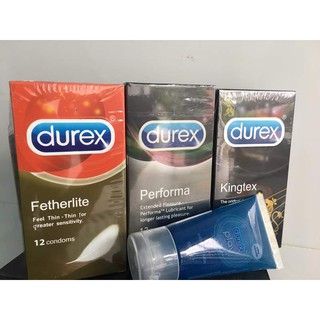 Combo 3 hộp bao cao su Durex và Gel Durex Play