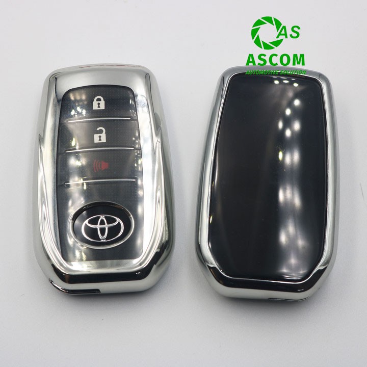 Ốp chìa khóa Toyota Ốp bảo vệ vỏ khóa Toyota Camry Innova Fortuner Hilux