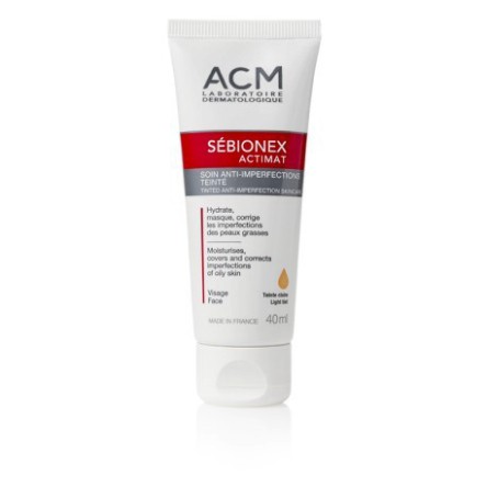 [CHÍNH HÃNG] Kem dưỡng che khuyết điểm cho da mụn và da dầu ACM Sebionex Actimat Tinted Anti-imperfection Skincare 40ml