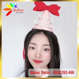 Mũ sinh nhật phong cách Hàn Quốc siêu dễ thương Babuu Decor