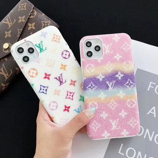 Ốp Điện Thoại Họa Tiết Lv Lấp Lánh Sang Trọng Cho Iphone 11 Pro Max X Xs Xr