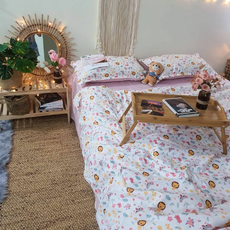Bộ chăn ga poly con sư tử nhỏ