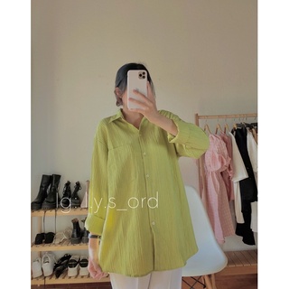 ÁO SƠMI ĐŨI XANH BƠ