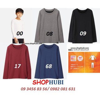Áo heattech extra warm giữ nhiệt trẻ em cổ tròn Uniqlo Nhật 2019