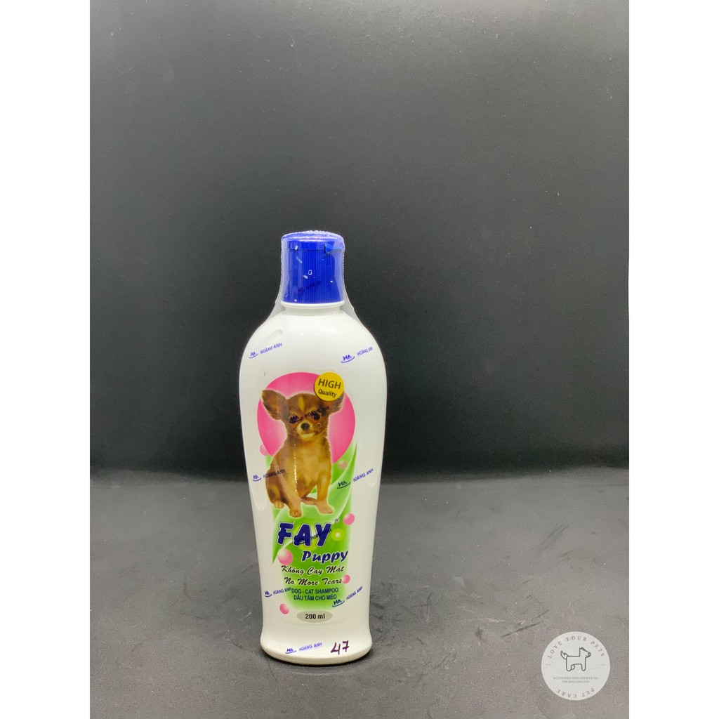 Sữa tắm Fay Puppy dành cho chó con, chó mắt lồi không cay mắt 200ml