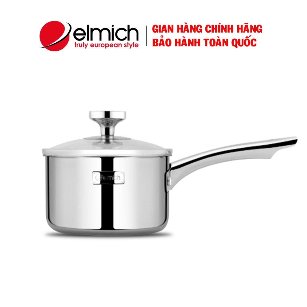 Quánh inox 2 lớp chống dính đáy từ Tri-max Elmich EL-3783, Size 14cm 2353783