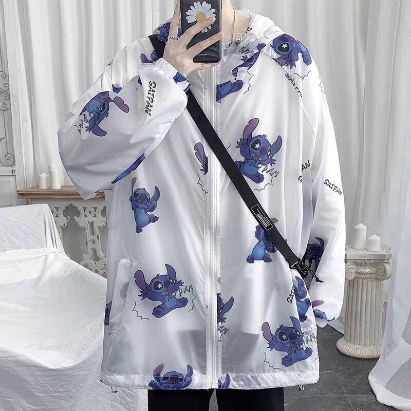 Áo khoác dù nam nữ unisex 3D chuột Satttin