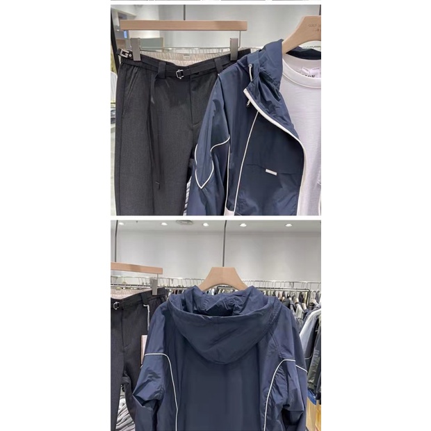 Áo Khoác Có Mũ Trùm Dáng Rộng Thiết Kế Giản Dị Dành Cho Nam