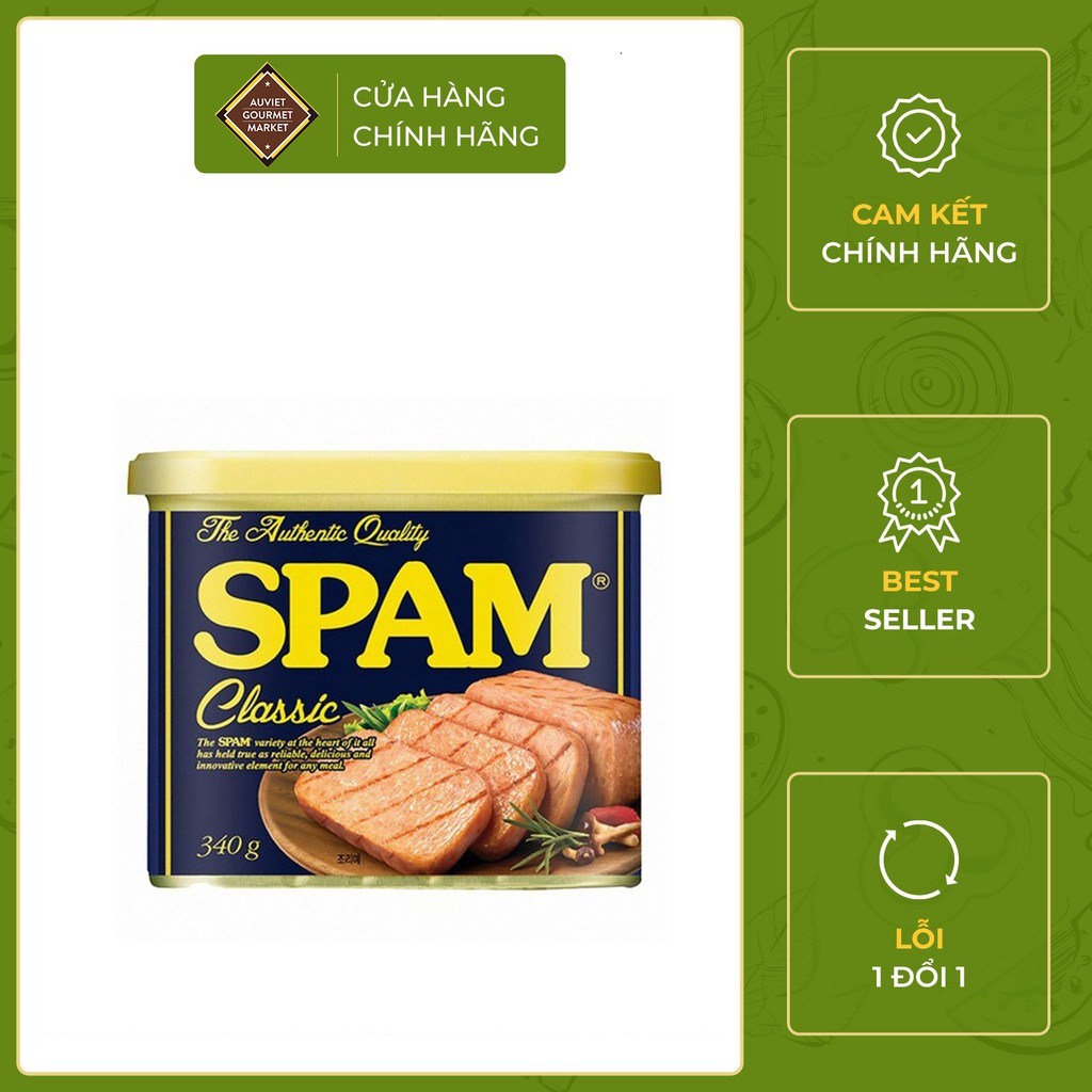 Thịt hộp CJ Spam Classic Hàn Quốc 200g & 340g