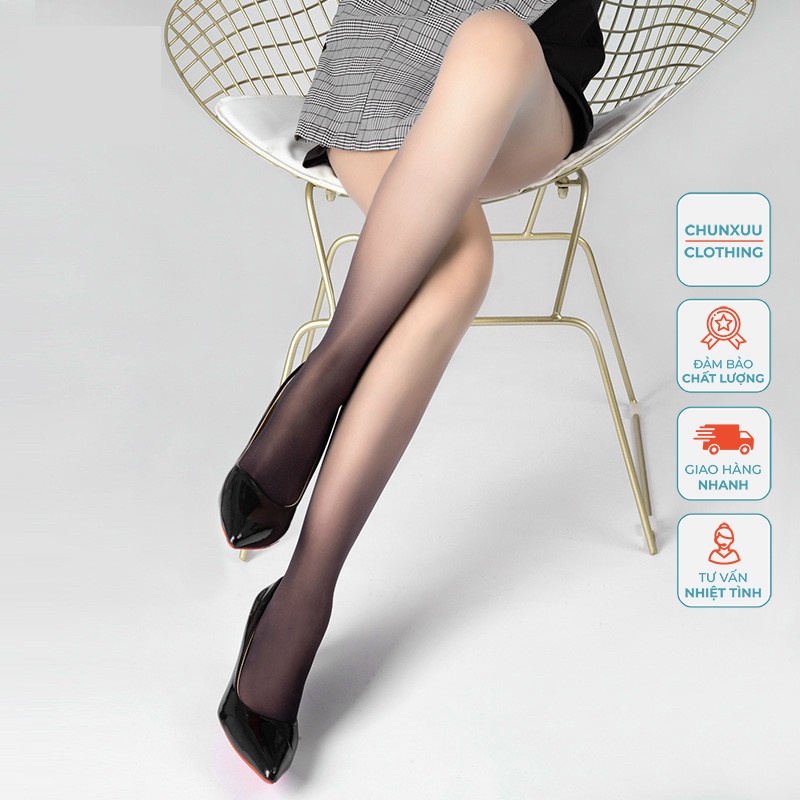 Quần tất giấy hiệu ứng chuyển màu cá tính co dãn đàn hồi siêu mỏng siêu dai cao cấp- Chunxuu QT03
