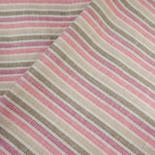 Vải linen sọc Kim Vũ thời tran, thấm hút mồ hôi tốt, phù hợp may áo, đầm, váy, đồ bộ