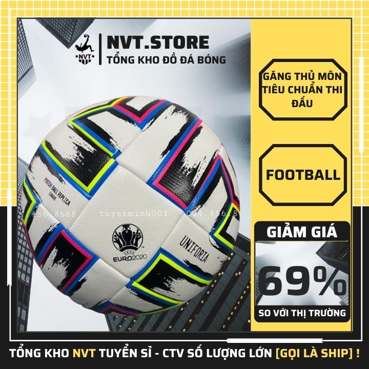Quả bóng đá đúc size 5 mẫu cup C1 Premier League, La Liga, banh bóng đá Champions tiêu chuẩn cao cấp - NVT.store.vn