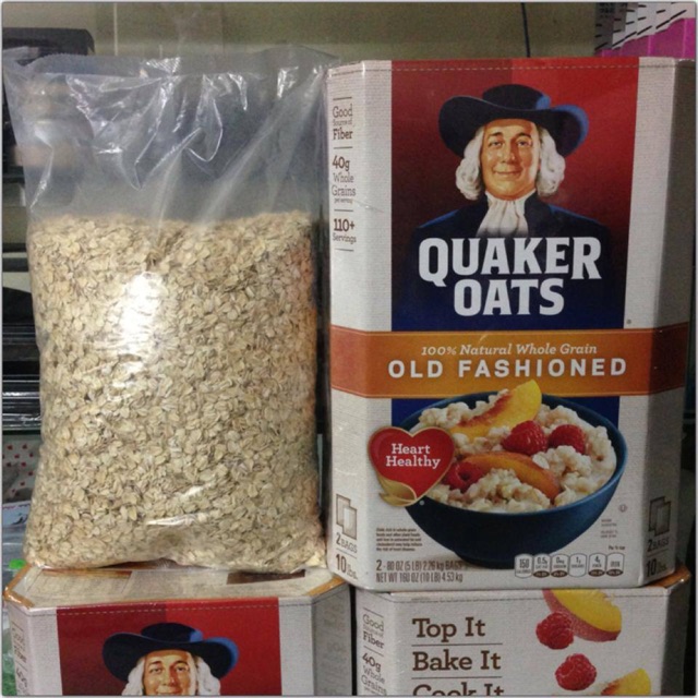 Yến mạch Quaker oats 1/2 thùng (Gói 2,26kg)