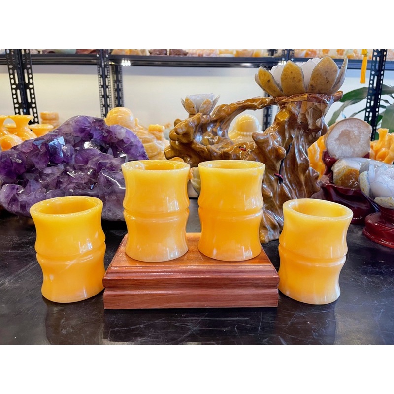 Ống Bút Trúc Đá Ngọc Hoàng Long Phong Thuỷ