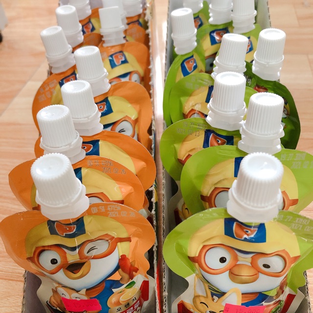 Hồng sâm pororo trai cây cho bé