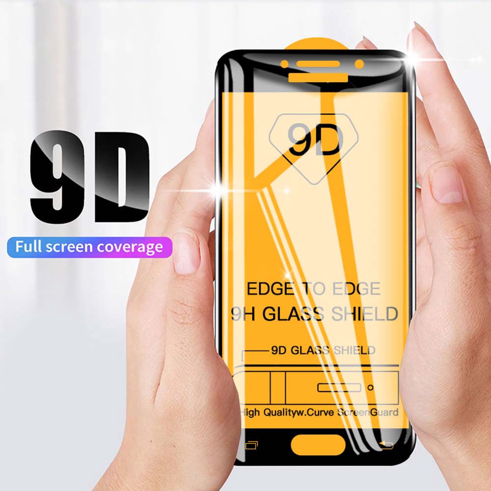 Samsung Galaxy J7 J5 J2 Prime J7 J5 J3 Pro J7+ J7 9D Full Coverage Tempered Glass Screen Protector Protective Glass