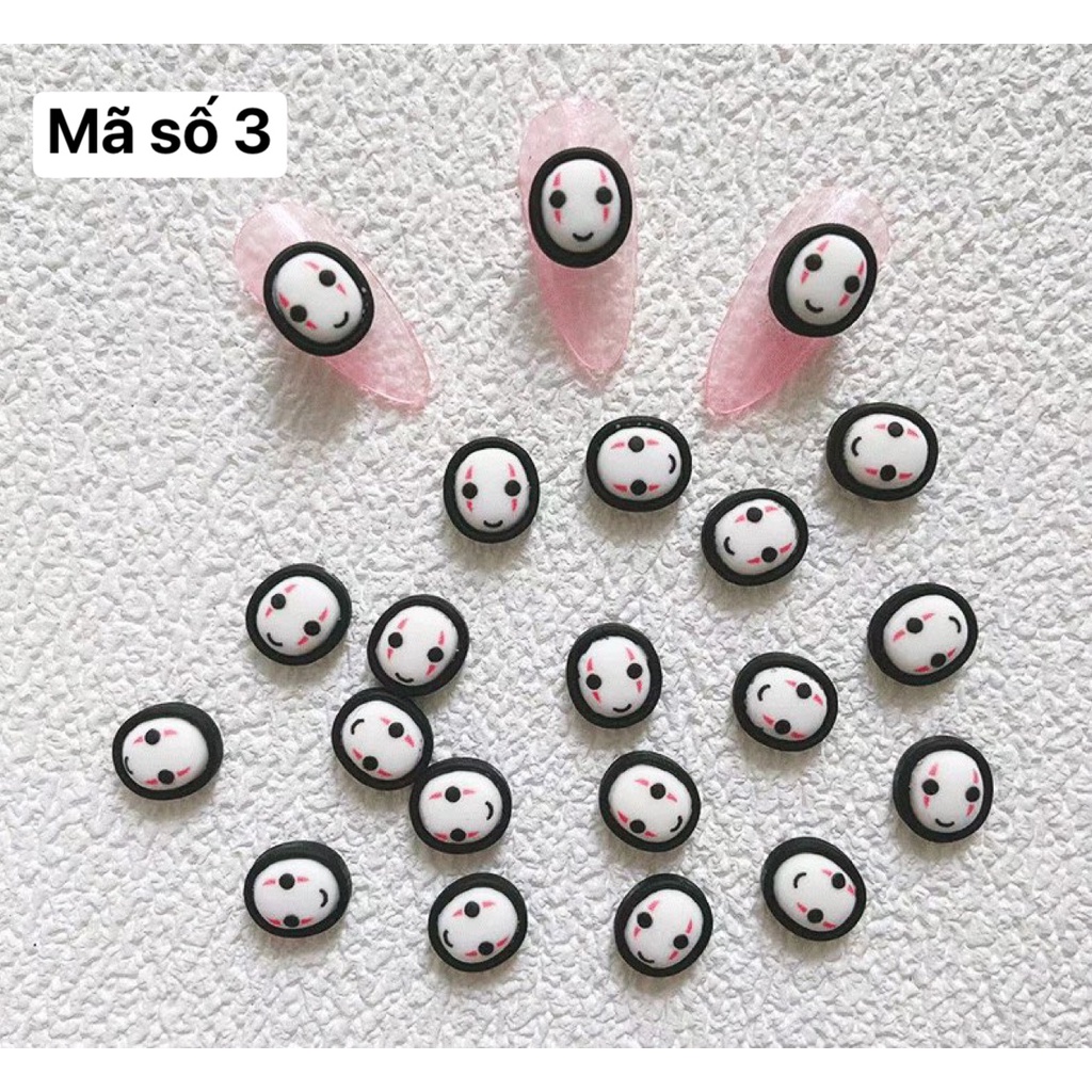 Set 10 chamr hình mặt 03