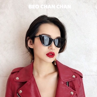 KÍNH RÂM KÍNH MÁT MẮT MÈO XẾCH ĐEN THẦY BÓI RETRO TRÒN HOTREND SANG CHẢNH