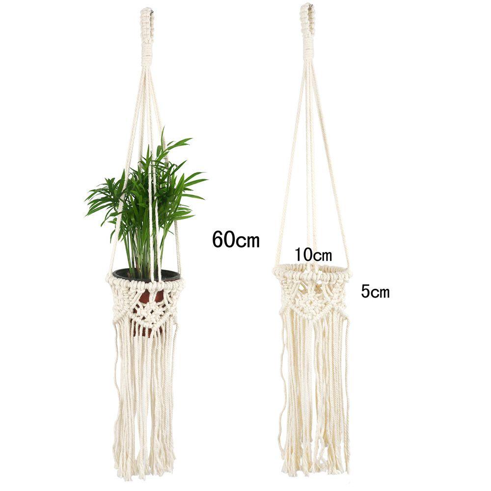 Giá Đỡ Chậu Cây Dây Thừng Cotton Treo Tường Trang Trí