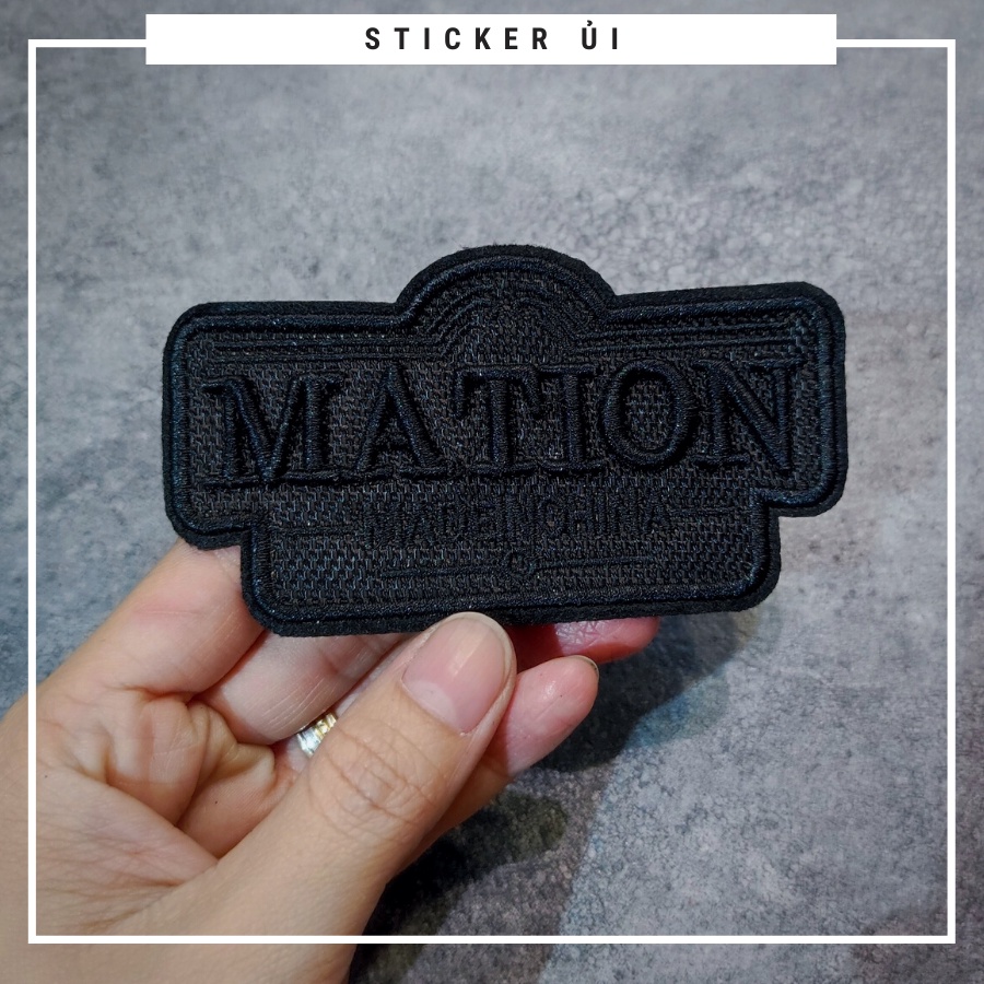 Sticker ủi áo cao cấp CÓ SẴN KEO ỦI,sticker path dán quần áo dùng làm miếng vá Quần Áo,vá áo phao,trang trí quần áo
