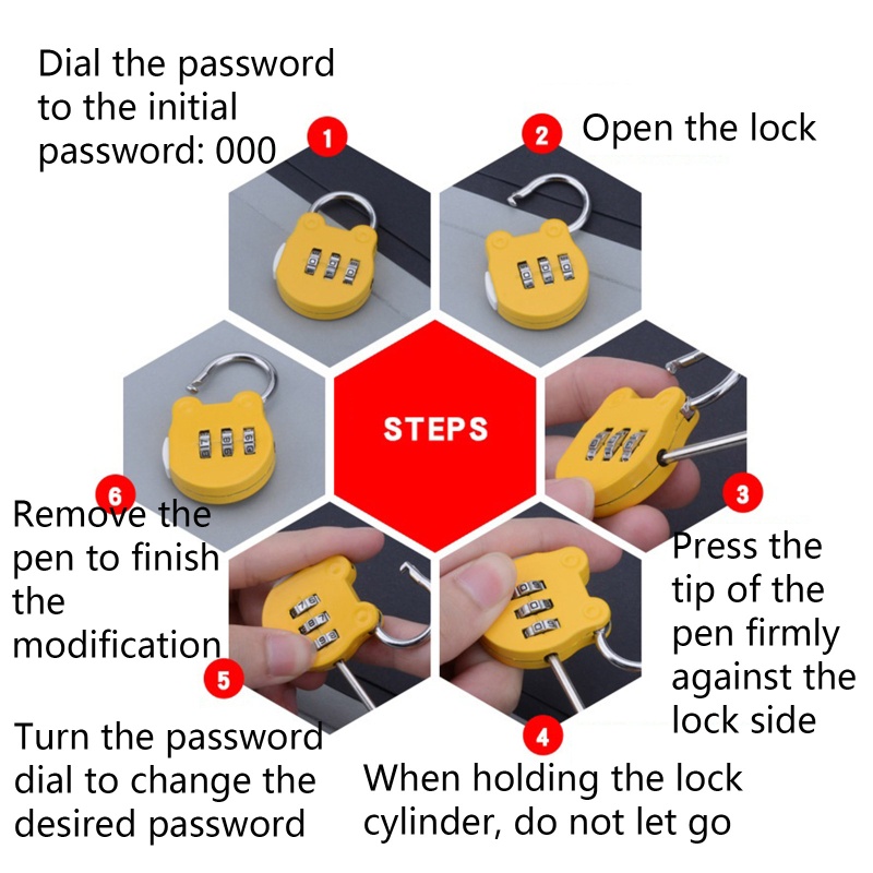 Ổ Khóa Hành Lý Du Lịch Kỹ Thuật Số An Toàn