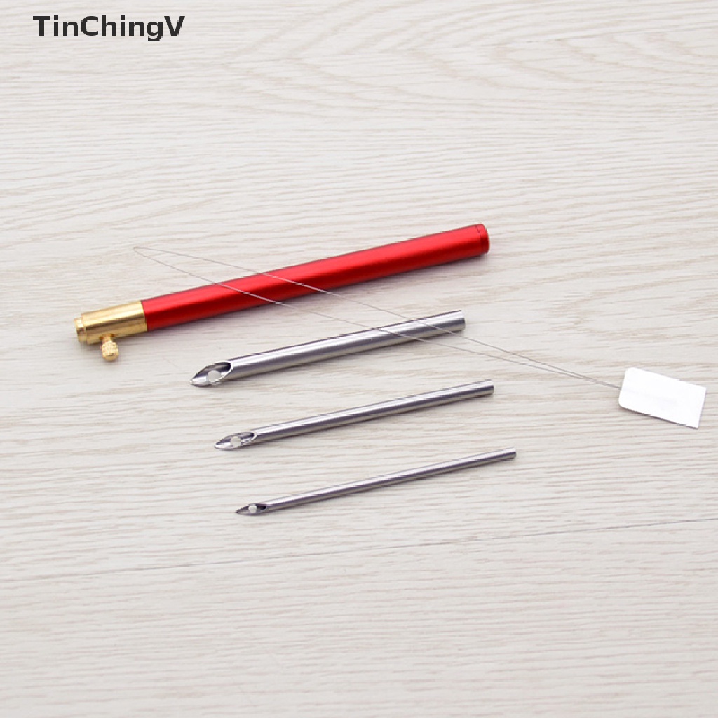 Bộ Dụng Cụ Đan Len Với 3 Kim Thêu Tiện Dụng