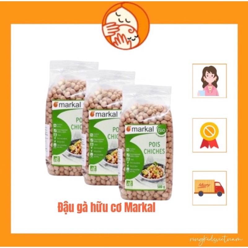 [Tách lẻ 100g] Đậu gà hữu cơ cho bé ăn dặm