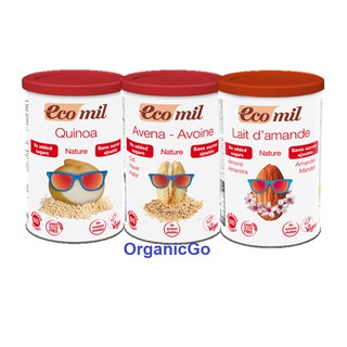 Sữa bột quinoa, yến mạch, hạnh nhân hữu cơ Ecomil không thêm đường