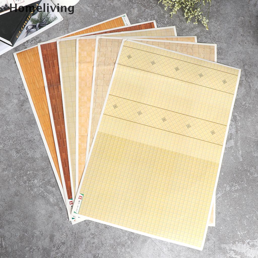 Sticker Dán Sàn Nhà Trang Trí Nhà Búp Bê Tỉ Lệ 1: 12