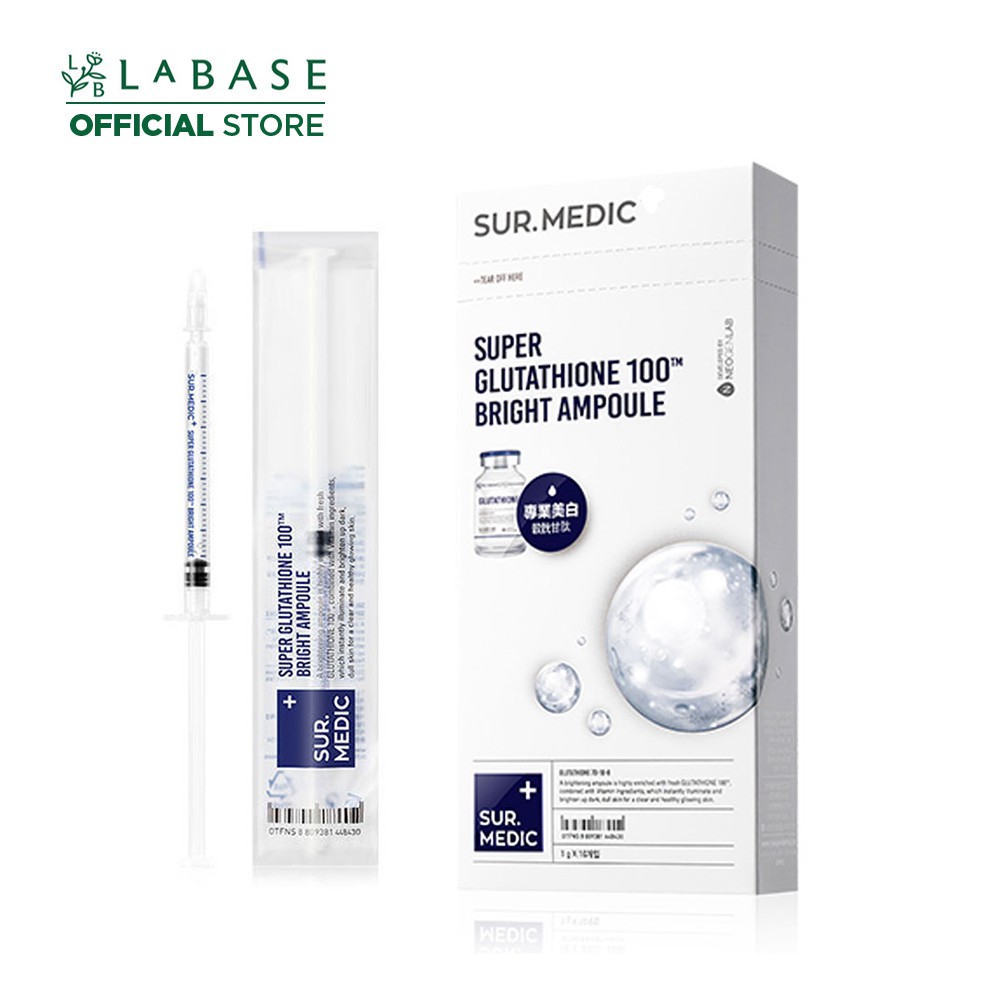 Serum Sur.Medic + Super Glutathione 100 Bright Ampoule | BigBuy360 - bigbuy360.vn