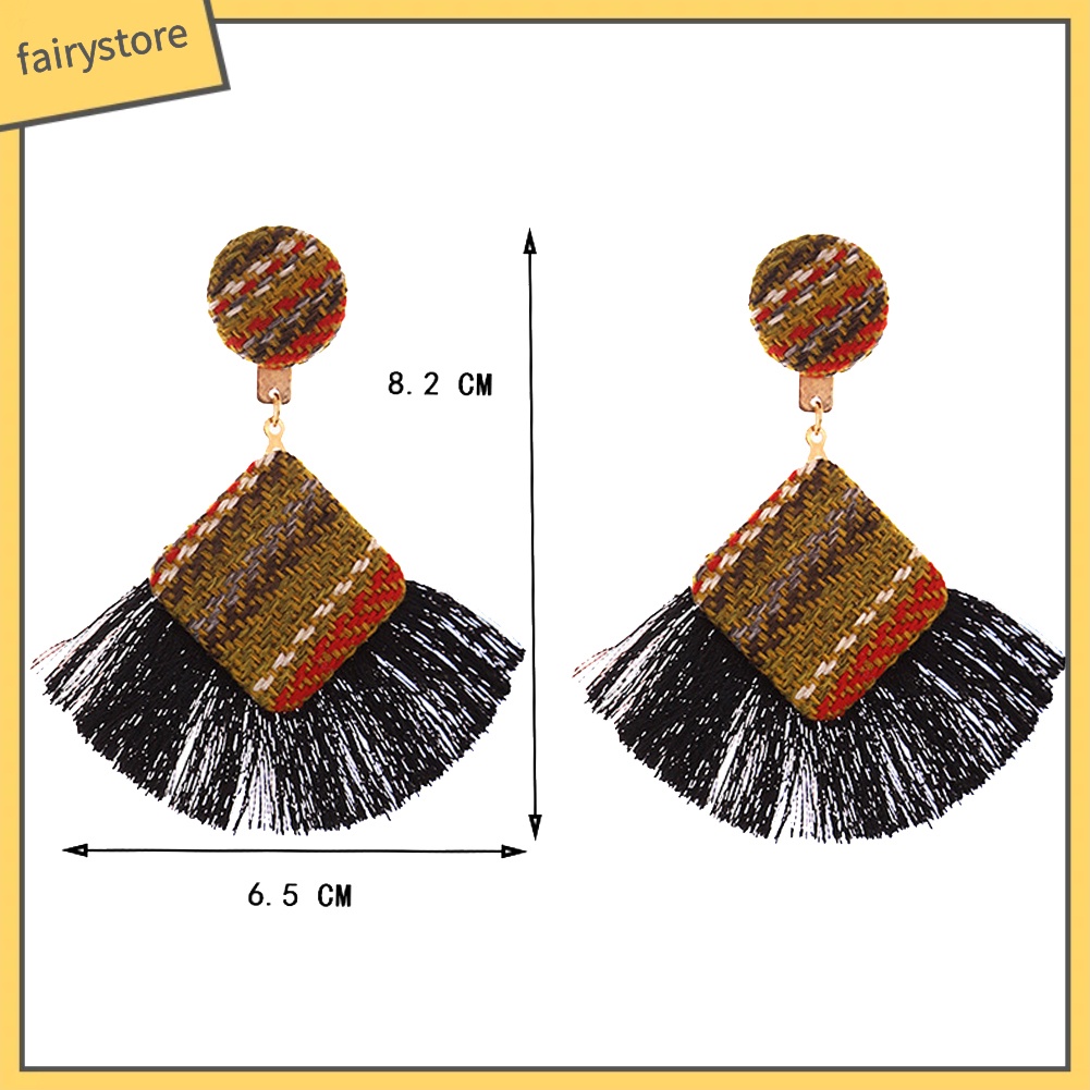 Bông tai dáng dài tạo hình độc đáo thời trang cho nữ