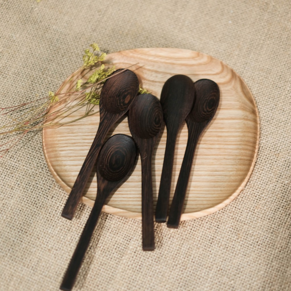 Muỗng gỗ mun-Thì gỗ mun - wooden spoon