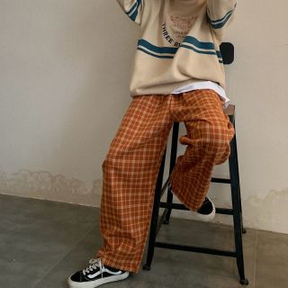 [ ORDER TAOBAO] Quần Suông Kẻ Caro