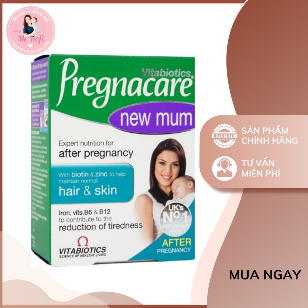 Viên uống Pregnacare New Mum Vitabiotics cho phụ nữ sau sinh 56 viên Mẹ Rofi