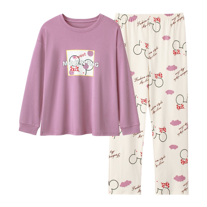 Đồ mặc nhà nữ thu đông chất cotton mịn đẹp - MH5119 | BigBuy360 - bigbuy360.vn