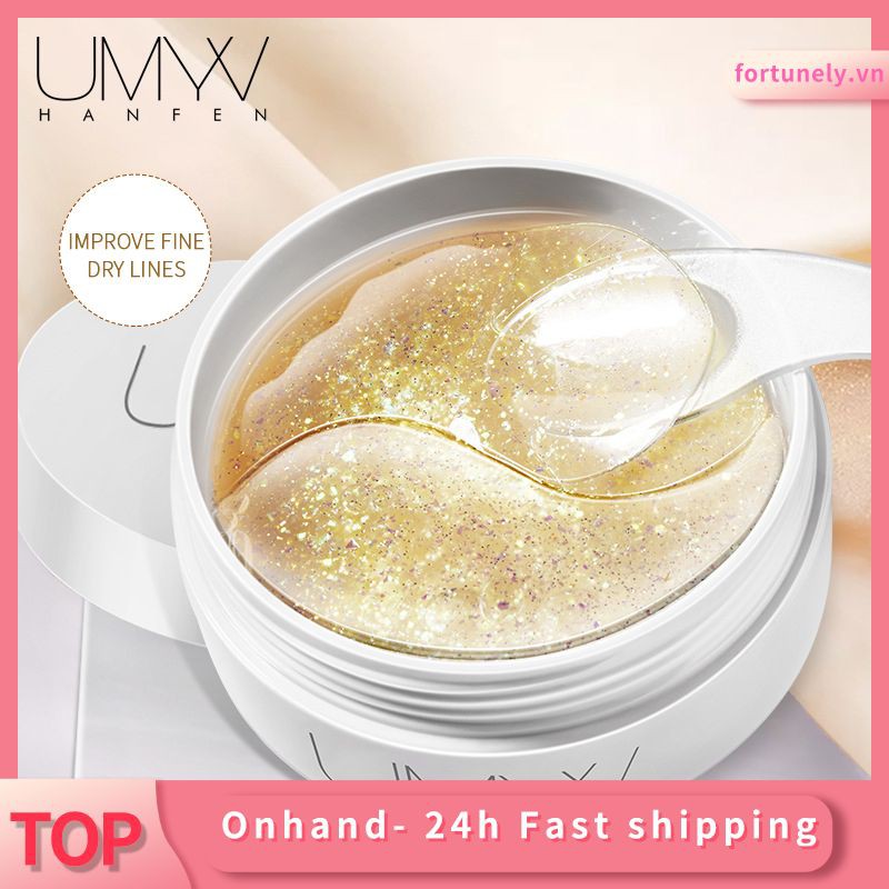 Hộp 60 Miếng Mặt Nạ Mắt UMYV Dưỡng Ẩm Làm Sáng Da Chống Lão Hóa Giúp Loại Bỏ Quầng Thâm | BigBuy360 - bigbuy360.vn