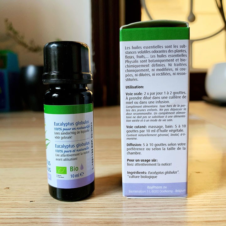 Tinh dầu khuynh diệp (Bạch đàn) hữu cơ Physalis 10ml