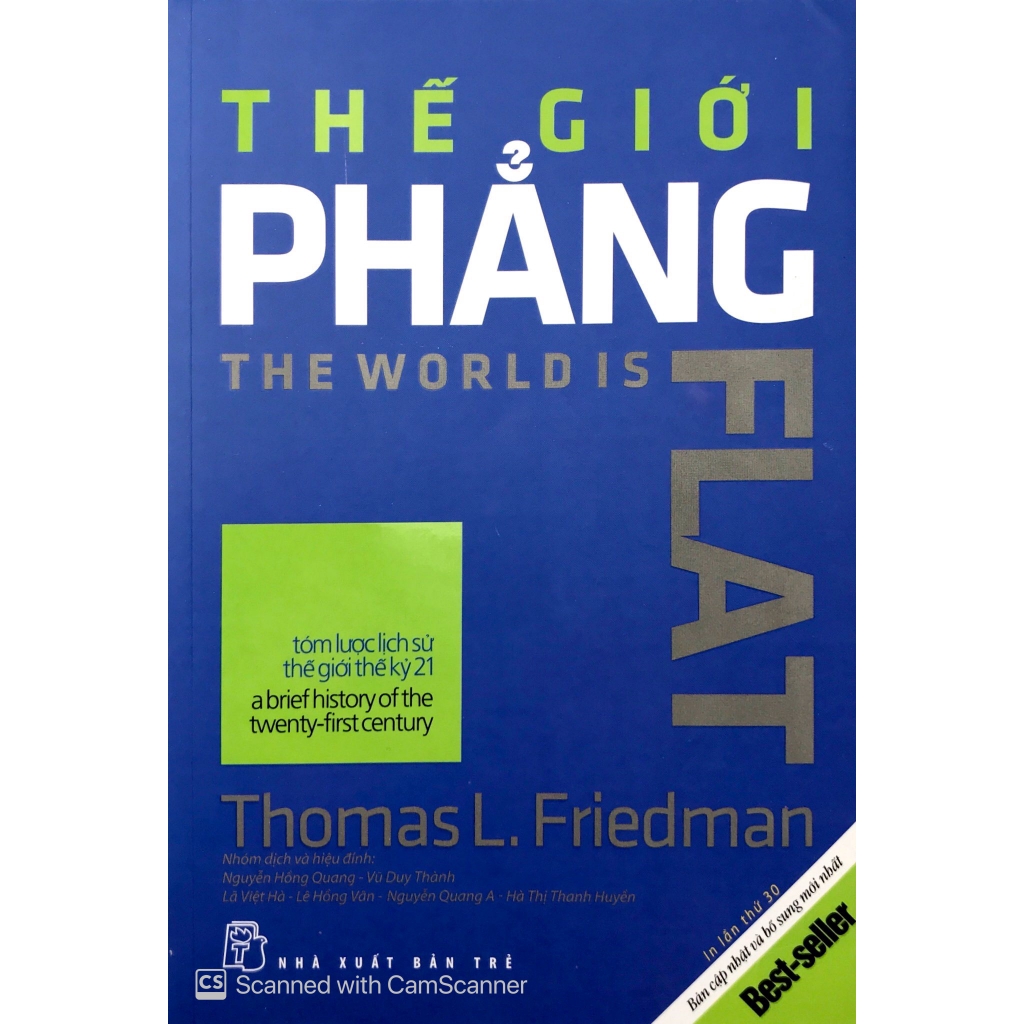 Sách - Thế Giới Phẳng - Tóm Lược Lịch Sử Thế Giới Thế Kỷ Xxi (Bản Cập Nhật Và Bổ Sung Hai Chương Mới Nhất - 2018)