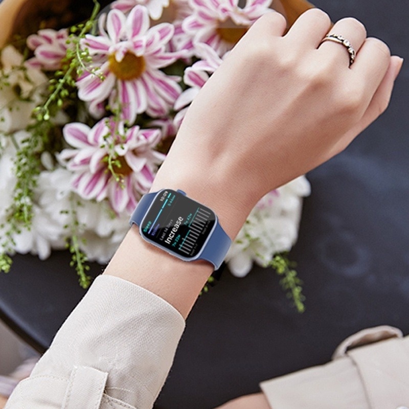 Kính Cường Lực Trong Suốt Bảo Vệ Màn Hình Đồng Hồ Thông Minh Apple Watch Ultra 8 7 6 SE 5 4 45MM 41MM 40MM 44MM 3 2 1 38MM 42MM