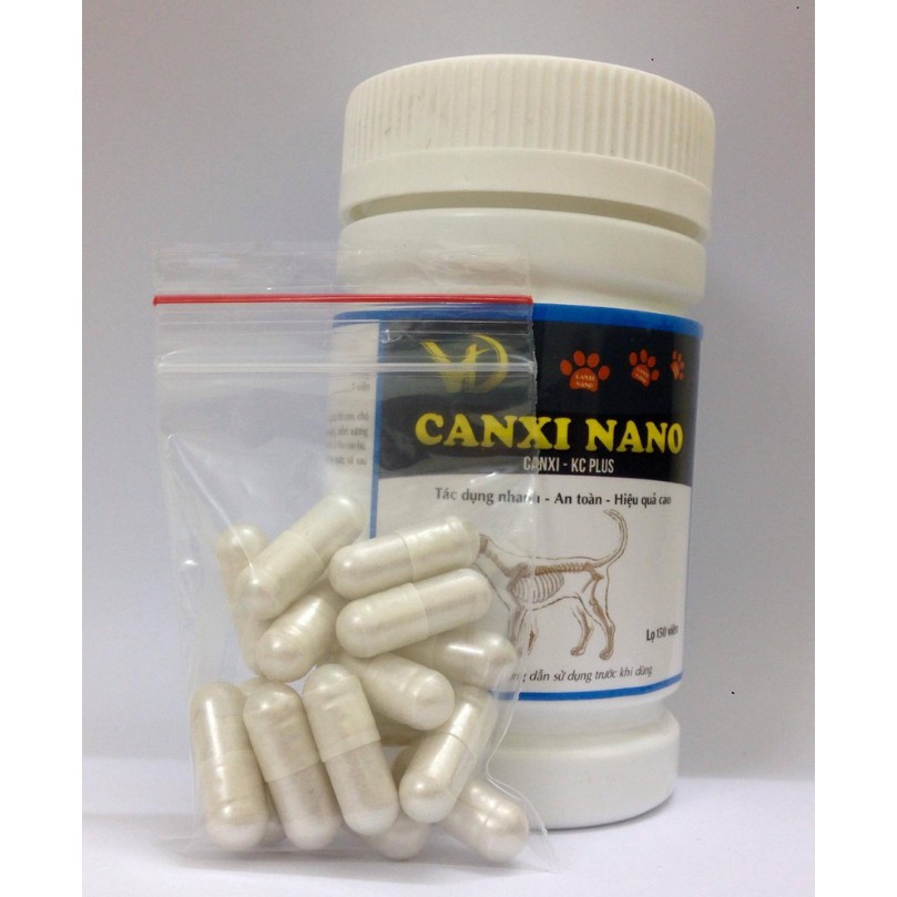 Canxi Nano dành cho chó mèo [10 viên]