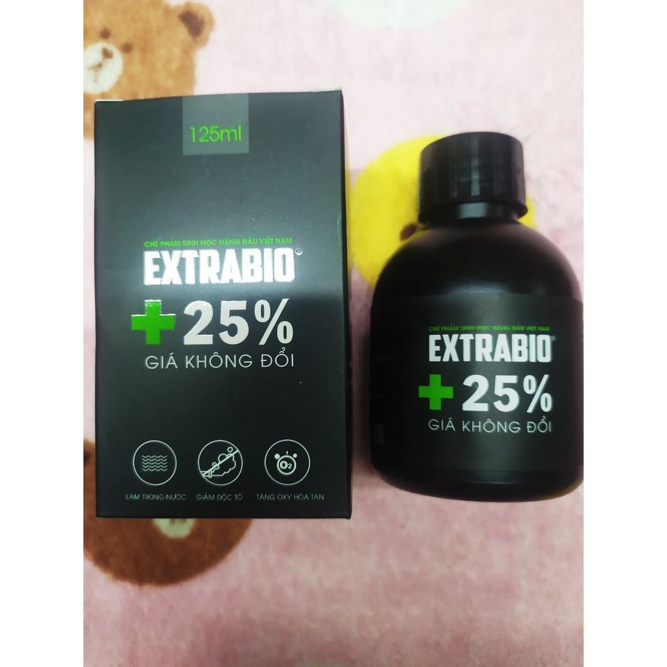 Men Vi Sinh Extra Bio 125ml cao cấp cho cá cảnh.