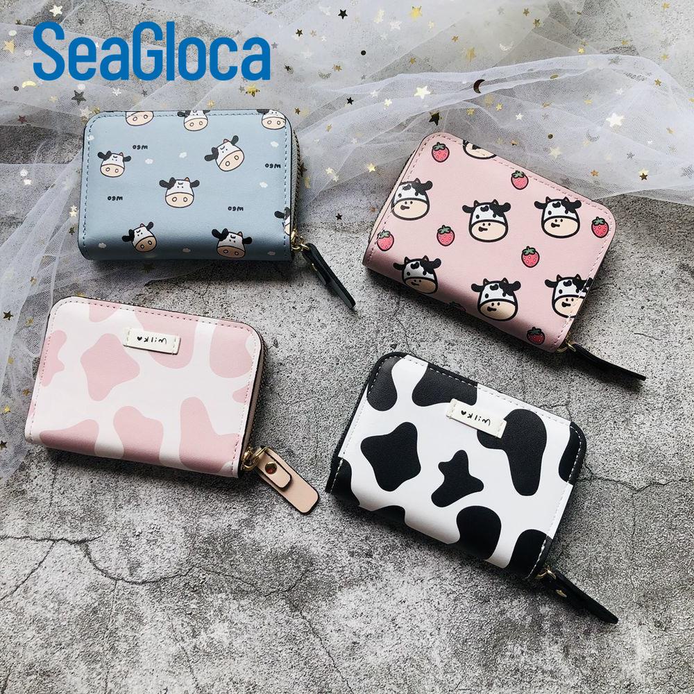 Ví đựng thẻ SEAGLOCA thiết kế nhiều ngăn họa tiết xinh xắn