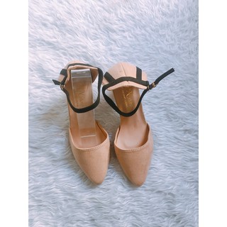 [ FREE SHIP ĐƠN HÀNG 99K ] Giày Cao Gót Nâu Sữa Kín Mũi 7 phân [ ẢNH THẬT ]