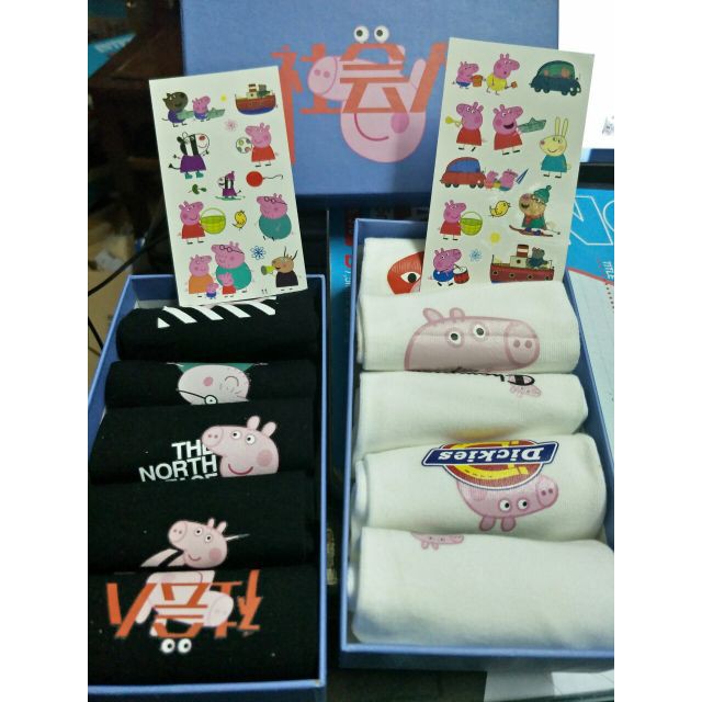 [ SALE TƯNG BỪNG]  Hộp 5 đôi tất pegpa cho bé.