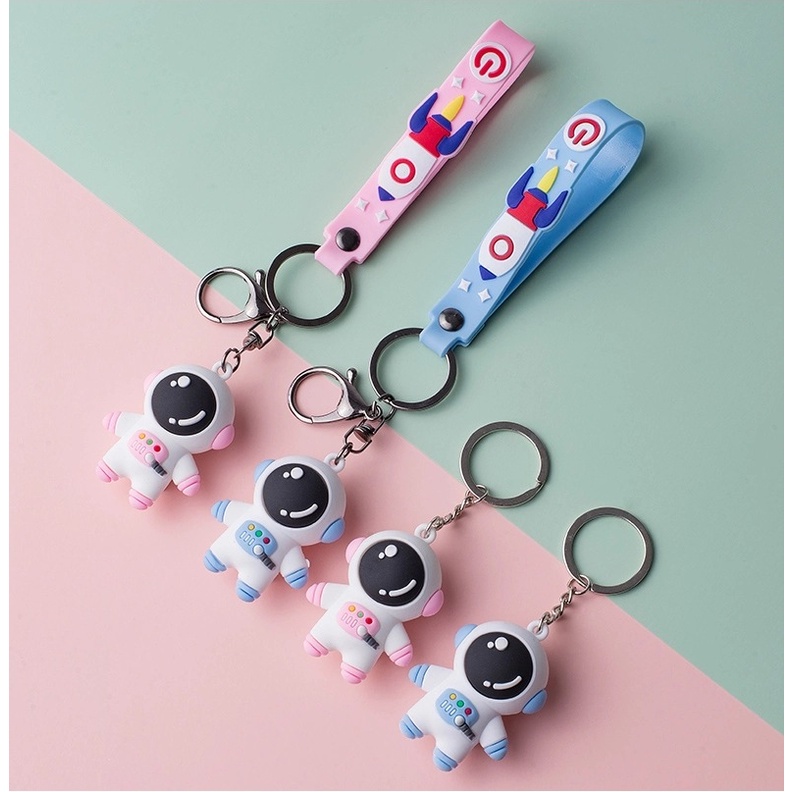 Móc khóa hình phi hành gia hoạt hình xinh xắn