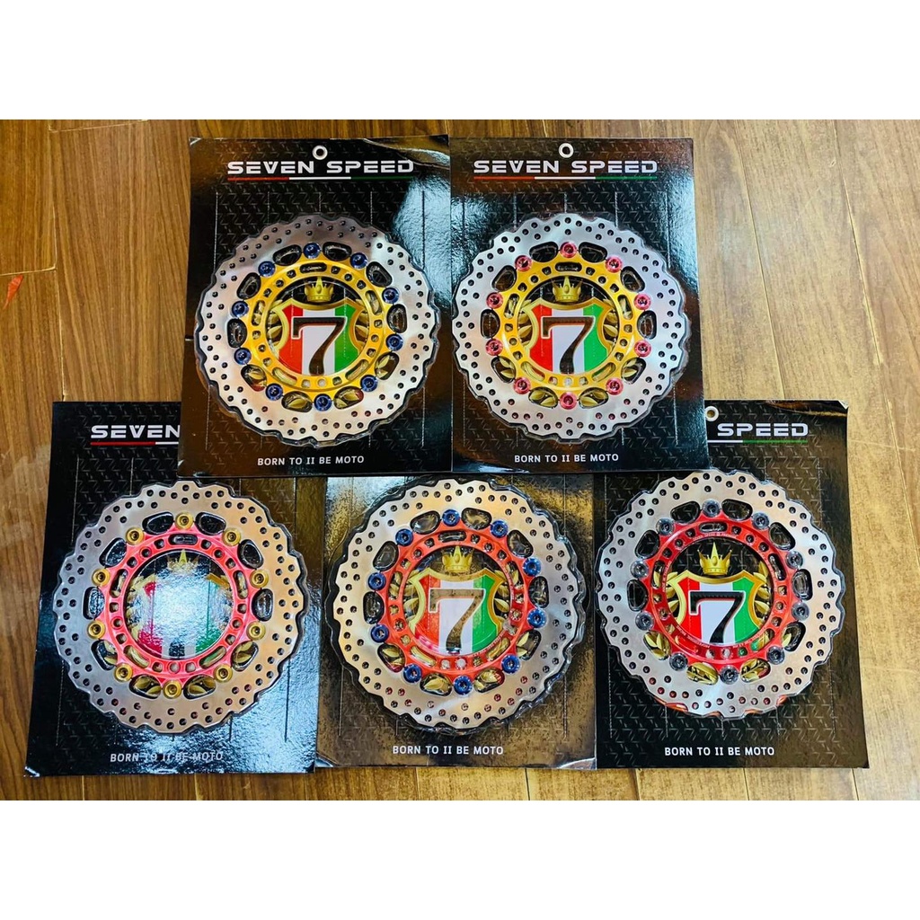 Đĩa phanh Seven Speed Size 300mm dành cho Yamaha R15v3 / MT15 / TFX / R3 / MT03.