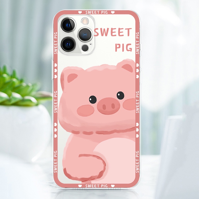 Ốp lưng Điện Thoại Cho Xiaomi Mi 13 10T 11T 11 Lite 12 Pro 10 Ultra 11i 10T 10 A3 Lite 5G 10s 10s 9 8 Vỏ mềm Chống va đập Heo dễ thương