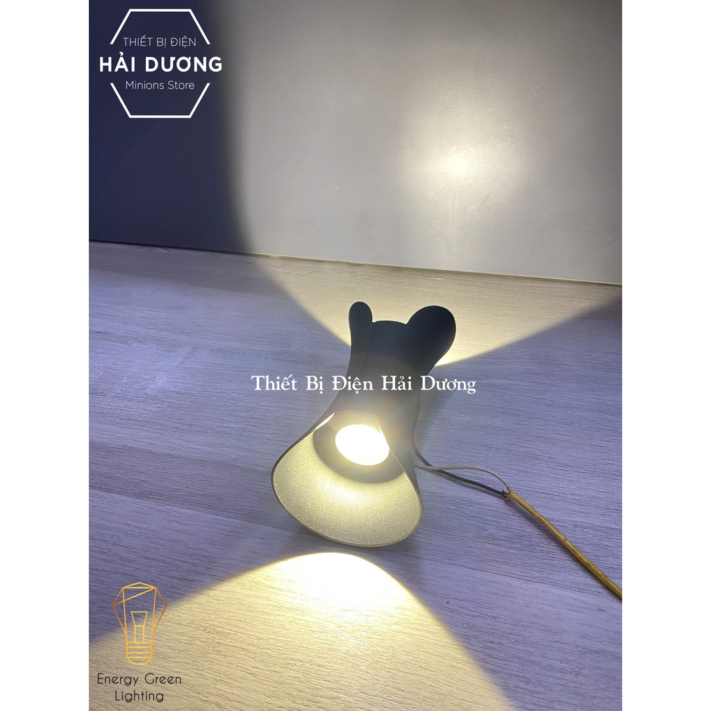 Đèn Tường Cong 2 Đầu Phát Sáng DT-2238 Ánh Sáng Vàng - Led Siêu Sáng 10w - Có Video - Chống Nước - Energy Green Lighting