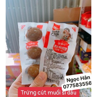 [Siêu Rẻ ] Trứng Cút Muối Xì Dầu